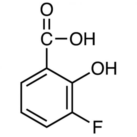 3-Fluorosalicylic Acid Chemische Struktur