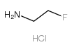 2-Fluoroethylamine hydrochloride Chemical Structure