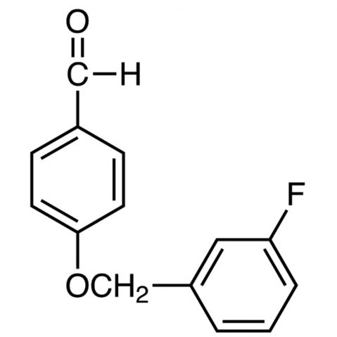 4-(3-Fluorobenzyloxy)benzaldehyde 化学構造