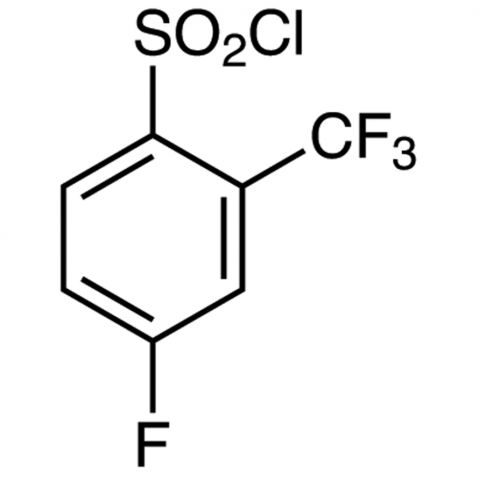 4-Fluoro-2-(trifluoromethyl)benzenesulfonyl Chloride Chemische Struktur