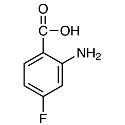 4-Fluoroanthranilic Acid 化学構造