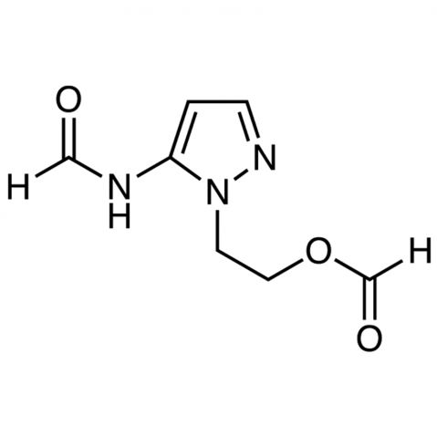 5-Formamido-1-[2-(formyloxy)ethyl]pyrazole Chemical Structure