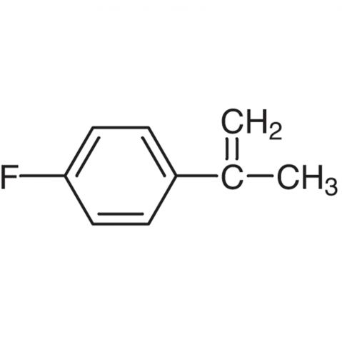 4-Fluoro-α-methylstyrene (stabilized with TBC) Chemische Struktur