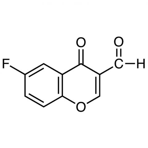 6-Fluorochromone-3-carboxaldehyde Chemische Struktur