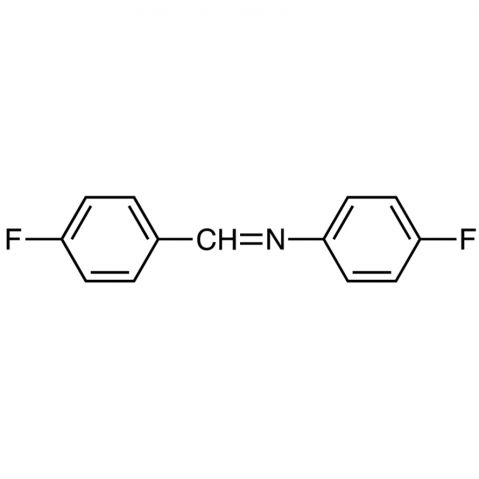 4-Fluoro-N-(4-fluorobenzylidene)aniline التركيب الكيميائي