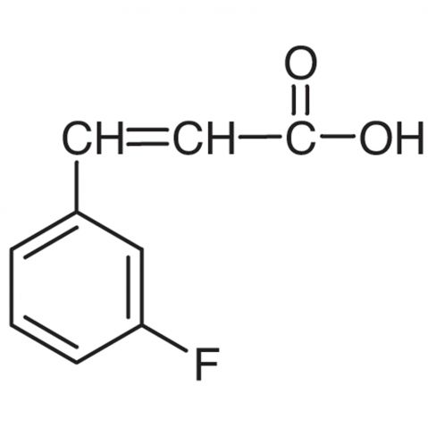 3-Fluorocinnamic Acid Chemical Structure