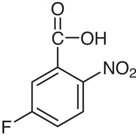 5-Fluoro-2-nitrobenzoic Acid Chemische Struktur