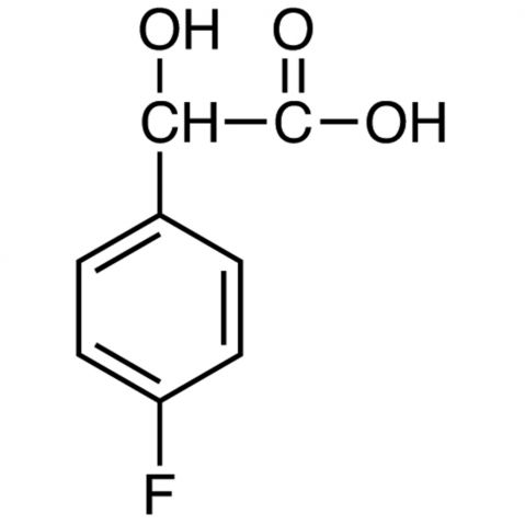 4-Fluoro-DL-mandelic Acid Chemical Structure