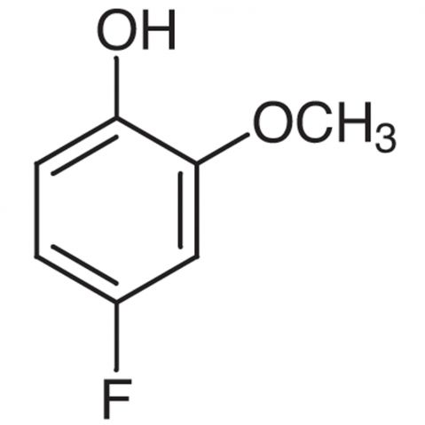 4-Fluoro-2-methoxyphenol Chemische Struktur