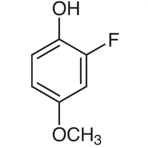 2-Fluoro-4-methoxyphenol التركيب الكيميائي