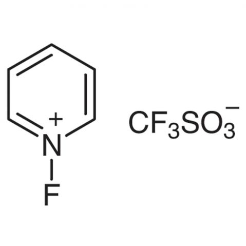 1-Fluoropyridinium Trifluoromethanesulfonate [Fluorinating Reagent] Chemical Structure