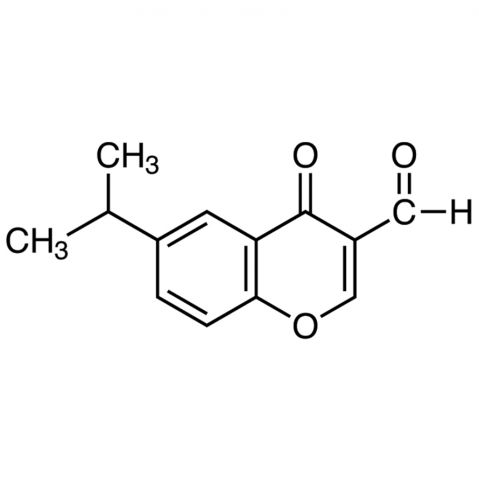 3-Formyl-6-isopropylchromone التركيب الكيميائي