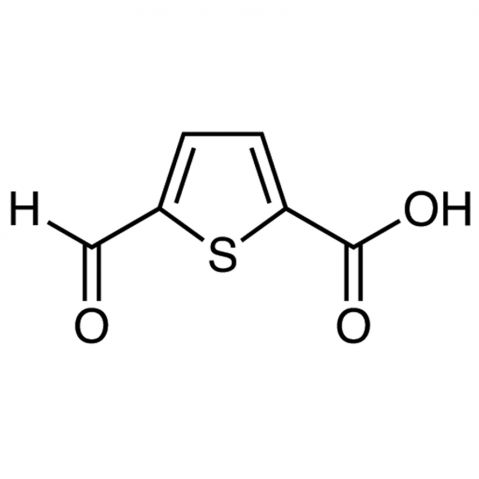 5-Formyl-2-thiophenecarboxylic Acid Chemical Structure