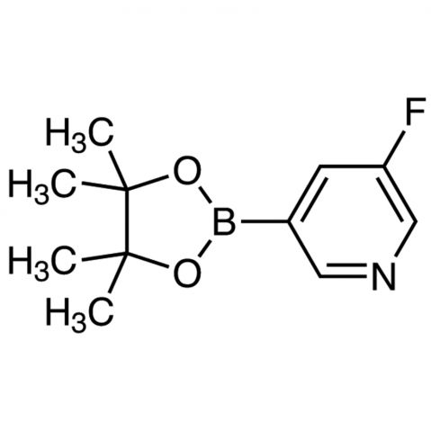 3-Fluoro-5-(4,4,5,5-tetramethyl-1,3,2-dioxaborolan-2-yl)pyridine Chemical Structure