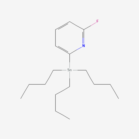 6-Fluoro-2-(tributylstannyl)pyridine Chemical Structure