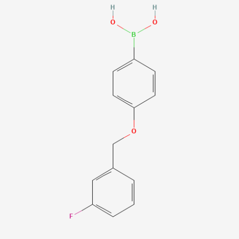 4-(3′-Fluorobenzyloxy)phenylboronic acid Chemical Structure