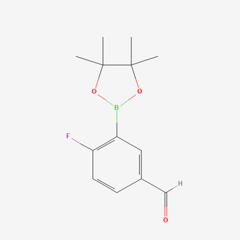 2-Fluoro-5-formylphenylboronic acid pinacol ester التركيب الكيميائي