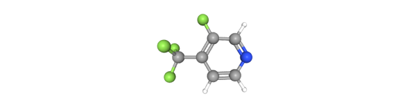 3-Fluoro-4-(trifluoromethyl)pyridine 化学構造