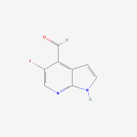 5-Fluoro-1H-pyrrolo[2,3-b]pyridine-4-carbaldehyde Chemical Structure