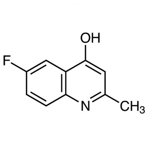 6-Fluoro-4-hydroxy-2-methylquinoline Chemical Structure