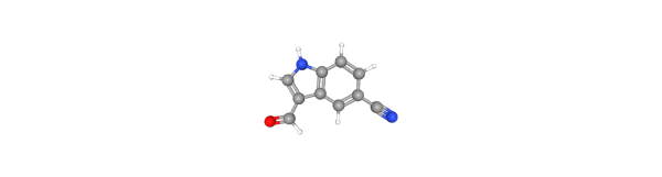 3-Formyl-1H-indole-5-carbonitrile Chemische Struktur