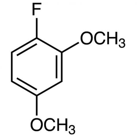 1-Fluoro-2,4-dimethoxybenzene Chemische Struktur