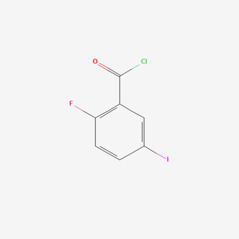 2-Fluoro-5-iodobenzoyl chloride Chemische Struktur