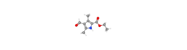 4-FORMYL-3,5-DIMETHYL-1H-PYRROLE-2-CARBOXYLIC ACID ETHYL ESTER Chemical Structure