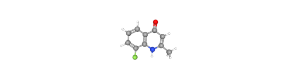 8-Fluoro-4-hydroxy-2-methylquinoline التركيب الكيميائي