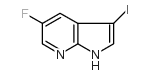 5-fluoro-3-iodo-1H-pyrrolo[2,3-b]pyridine Chemische Struktur