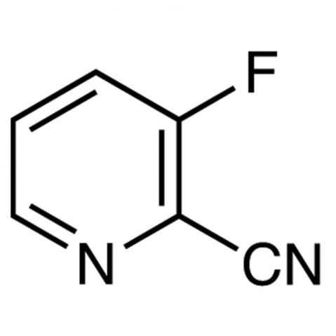 3-fluoropyridine-2-carbonitrile 化学構造