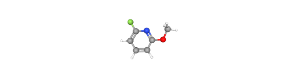 2-Fluoro-6-methoxypyridine 化学構造