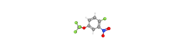 1-Fluoro-2-nitro-4-(trifluoromethoxy)benzene Chemische Struktur