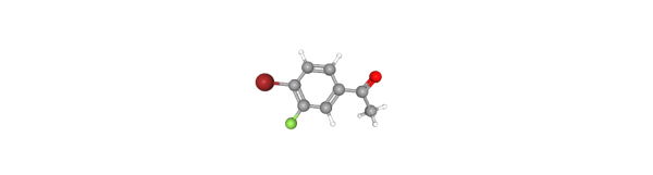 3-Fluoro-4-bromo-acetophenone 化学構造