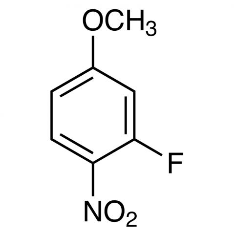 3-Fluoro-4-nitroanisole التركيب الكيميائي