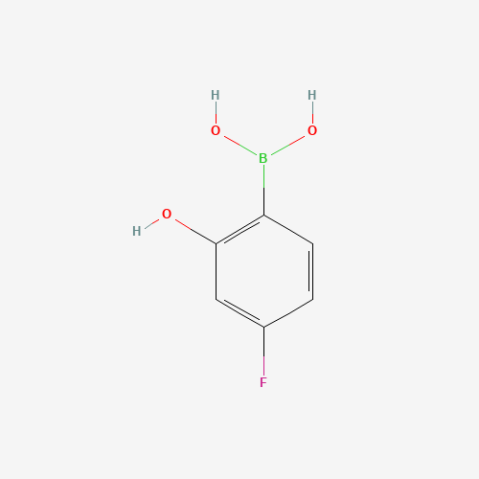 4-Fluoro-2-hydroxyphenylboronic acid Chemical Structure