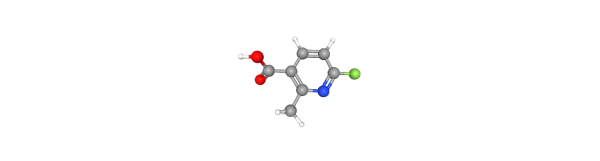 6-Fluoro-2-methylnicotinic acid Chemical Structure