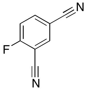 4-Fluoroisophthalonitrile التركيب الكيميائي