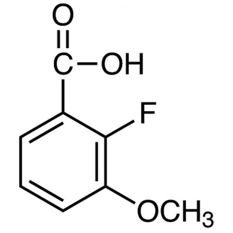 2-Fluoro-3-methoxybenzoic acid Chemical Structure