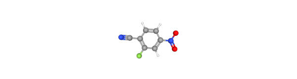 2-Fluoro-4-nitrobenzonitrile 化学構造