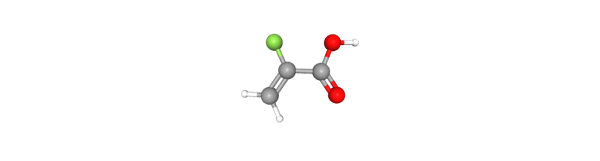 2-Fluoroacrylic acid Chemische Struktur