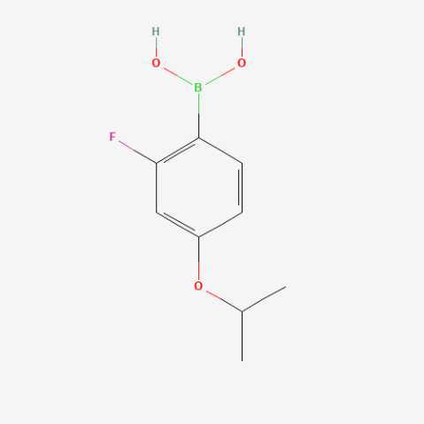 (2-Fluoro-4-isopropoxyphenyl)boronic acid(contains varying amounts of Anhydride) Chemical Structure