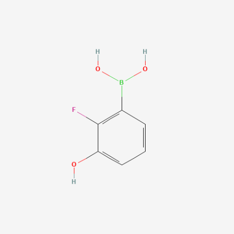 (2-Fluoro-3-hydroxyphenyl)boronic acid(contains varying amounts of Anhydride) التركيب الكيميائي