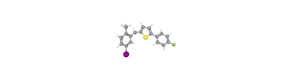 2-(4-Fluorophenyl)-5-[(5-iodo-2-methylphenyl)methyl]thiophene التركيب الكيميائي