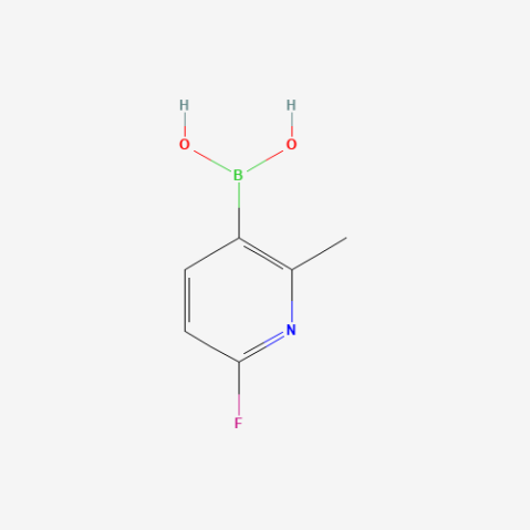 (6-Fluoro-2-methylpyridin-3-yl)boronic acid Chemical Structure