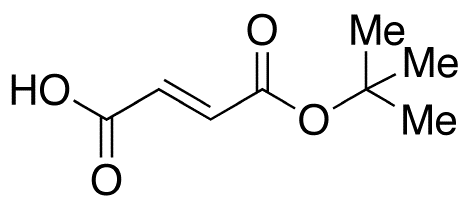 Fumaric acid tert-butyl ester 化学構造