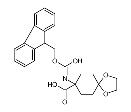 Fmoc-8-amino-1,4-dioxa-spiro[4,5]decane-8-carboxylic acid التركيب الكيميائي