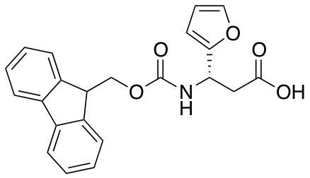 Fmoc-(S)-3-amino-3-(2-furyl)propionic acid Chemical Structure