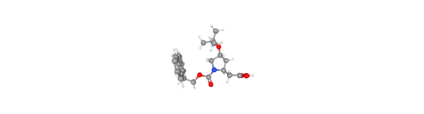 Fmoc-O-t-butyl-L-beta-homohydroxy-proline التركيب الكيميائي