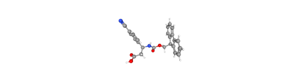 Fmoc-(S)-3-amino-3-(4-cyanophenyl)propionic acid التركيب الكيميائي